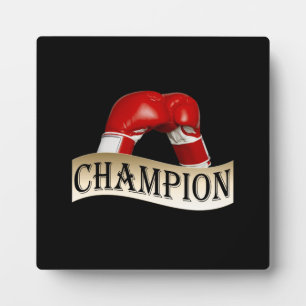 PLAQUE PHOTO BOXING