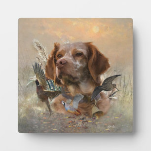 Plaque Photo Bretagne française, Art de chasse aux oiseaux