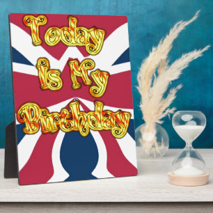 Plaque Photo British Birday Gifts Art Print
