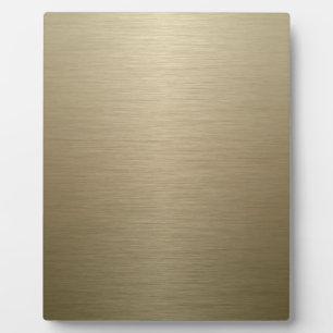 Plaque Photo Bronze de Brushed