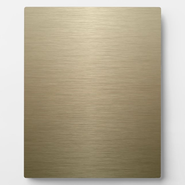 Plaque Photo Bronze de Brushed (Devant)