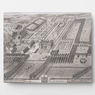 Plaque Photo Broome, the seat of Sir Basil Dixwell, from 'Thirt