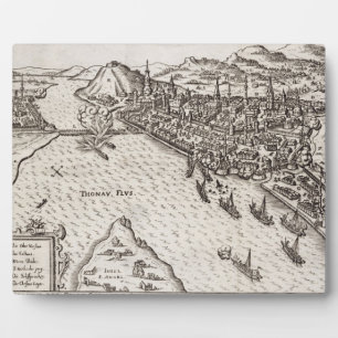 Plaque Photo Buda and Peste Coloneged by the Christians en 1602
