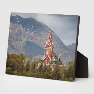 Plaque Photo Buksnes kirke Lofoten
