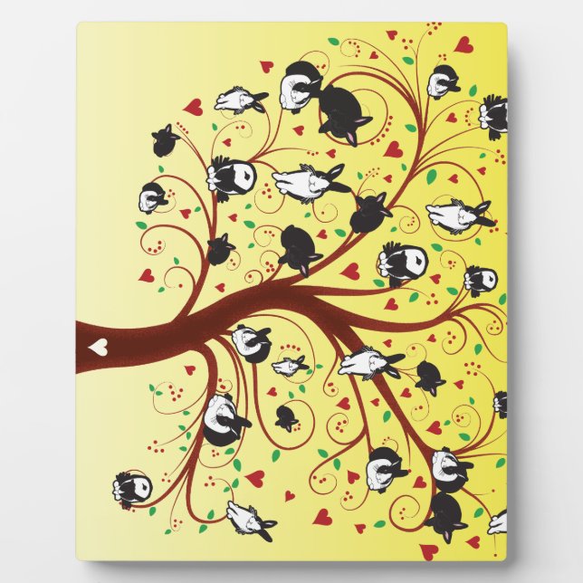 PLAQUE PHOTO BUNNY TREE (Devant)