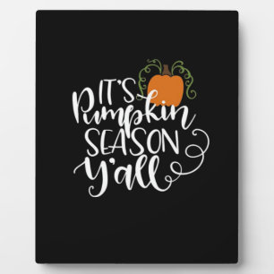 Plaque Photo C’est la saison Citrouille Y’all Funny tendance