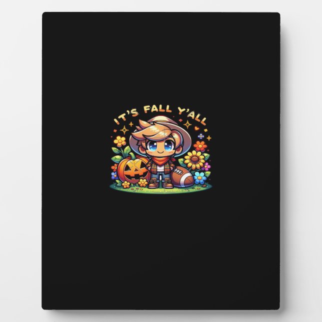 Plaque Photo C’est le Décontracté graphique de Fall Y’all (Devant)