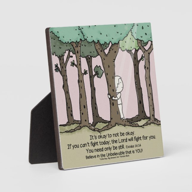 Plaque Photo Ça va aller de ne pas aller (Recto)