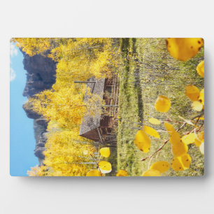 Plaque Photo Cabane dans les trembles