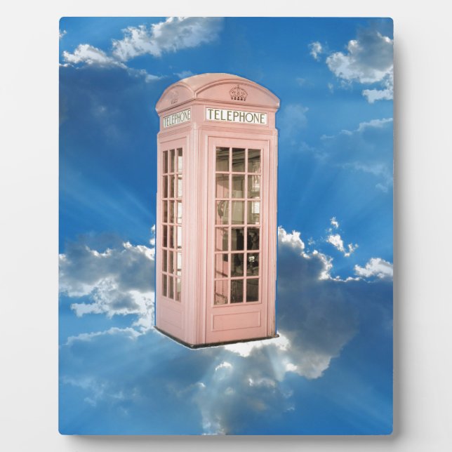 Plaque Photo cabine téléphonique (Devant)