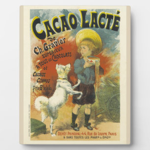 Plaque Photo Cacao Lacte Aus Tous Le Choclat Chocolat Français