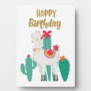 Plaque Photo Cactus Joyeux anniversaire