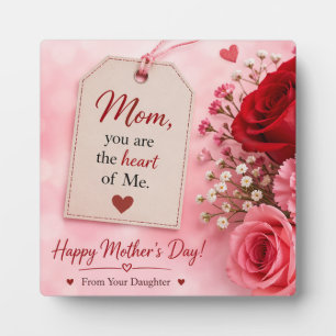 PLAQUE PHOTO CADEAU D'AMOUR POUR LA FÊTE DES MÈRES