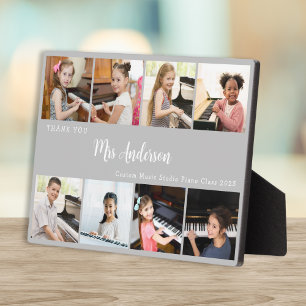 Plaque Photo Cadeau d'appréciation pour professeur de musique e