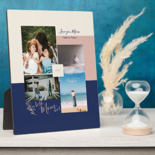 Plaque Photo Cadeau de la fête des mères Meilleure maman Jamais