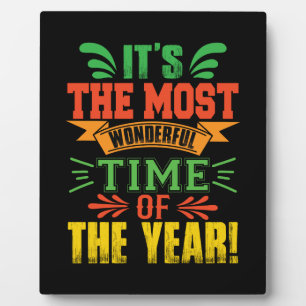 Plaque Photo Cadeau De Noël C'Est Le Moment Le Plus Merveilleux