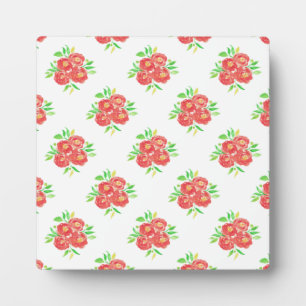 Plaque Photo Cadeau de nouvelle maison oreiller floral violet