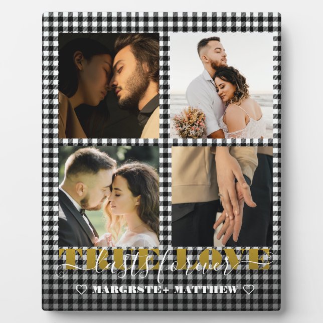 Plaque Photo Cadeau de petite amie personnalisé pour anniversai (Devant)