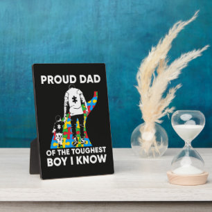 Plaque Photo Cadeau de puzzle pour papa pour la sensibilisation