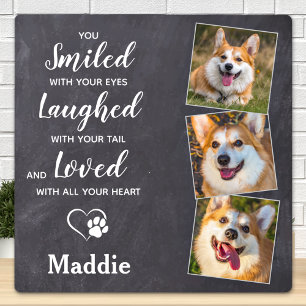 Plaque Photo Cadeau de souvenir personnalisé pour animal de com