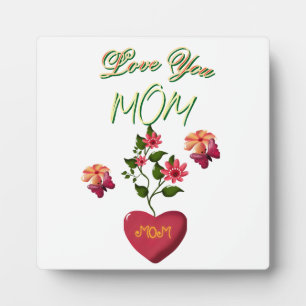 Plaque Photo Cadeau floral personnalisé et sur mesure pour la f