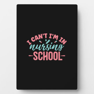 Plaque Photo Cadeau infirmière | Je Suis À L'École De Soins Inf