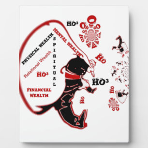 Plaque Photo Cadeau Père Noël Secret - Prospérité et Richesse