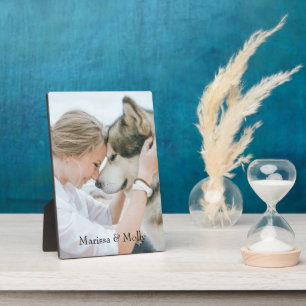 Plaque Photo Cadeau personnalisé en bois avec photo