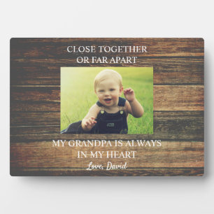Plaque Photo Cadeau pour grand-père longue distance grand-père