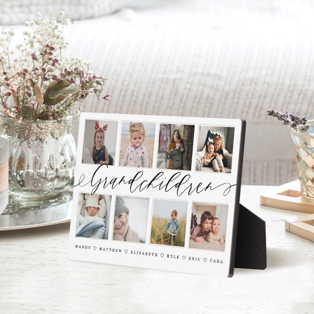 Plaque Photo Cadeau pour grands-parents petits-enfants Collage  (Créateur téléchargé)