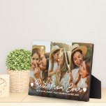 Plaque Photo Cadeau pour la Fête des Mères 3 Photo Best Mom Eve<br><div class="desc">Best Mom Ever 3 Photo Collage Mothers Day Hearts Photo Plaque.</div>