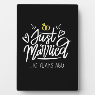 Plaque Photo Cadeaux de mariage   10e anniversaire de mariage
