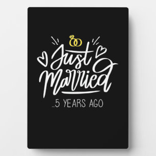 Plaque Photo Cadeaux de mariage 5e anniversaire de mariage