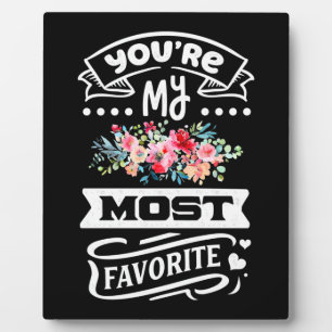 Plaque Photo Cadeaux de mariage Vous Êtes Mon Plus Préféré