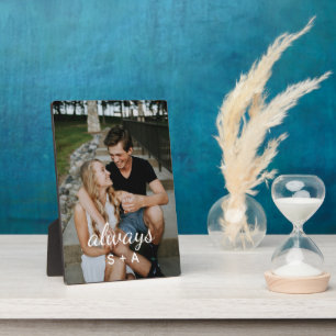 Plaque Photo Cadeaux Personnalisés d'Anniversaire - Couple Pers