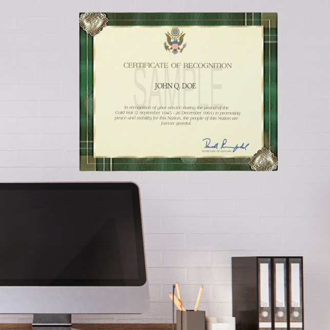 Plaque Photo Cadre antique vert avec votre photo argentée ici (Green Antique Frame with Silver Your Photo Here)