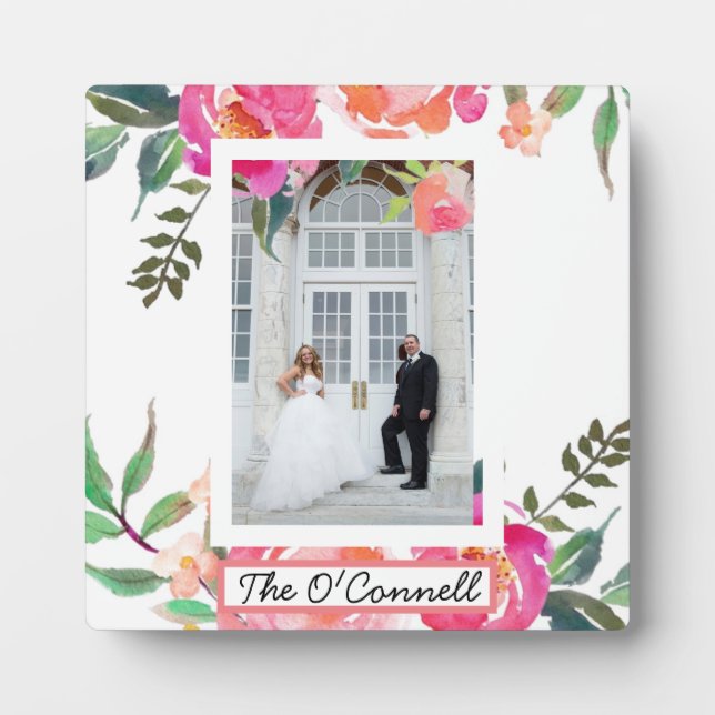 Plaque Photo Cadre de mariage (Devant)