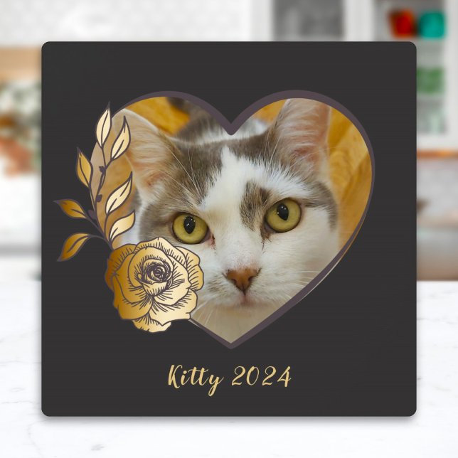 Plaque Photo Cadre de photo avec texte sur chevalet (Créateur téléchargé)