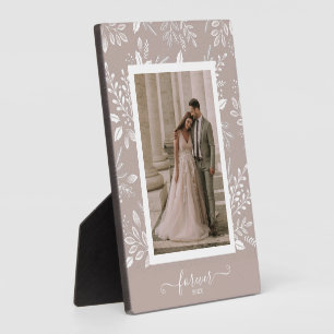 Plaque Photo Cadre élégant pour photo de mariage sans encadreme