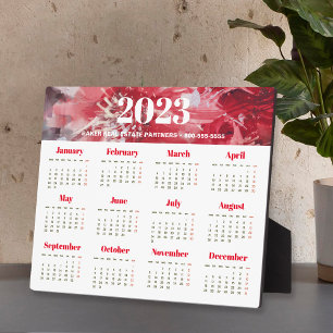 Plaque Photo Calendrier professionnel 2023 Easel