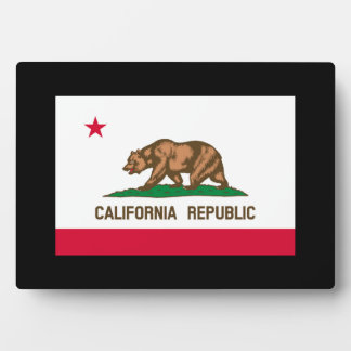 Plaque Photo California State Flag Design