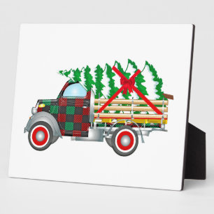 Plaque Photo Camion de Christma