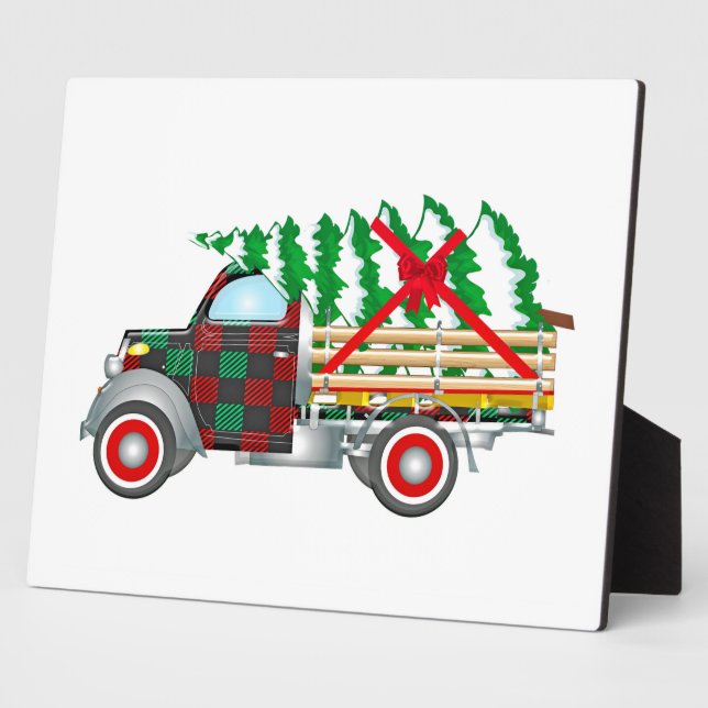 Plaque Photo Camion de Christma (Côté)