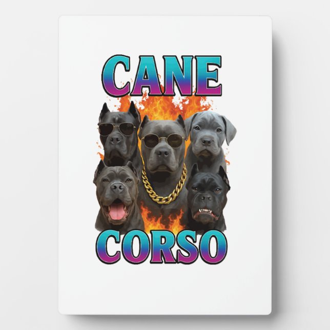 Plaque Photo Cane Corso  (Devant)
