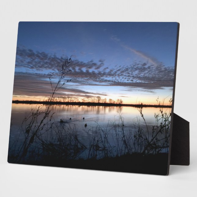 Plaque Photo Canvas Sunrise de Duck Hunter Imprimer (Côté)