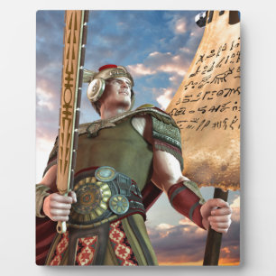Plaque Photo Capitaine Moroni