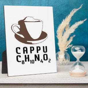 Plaque Photo Cappuccino chimique