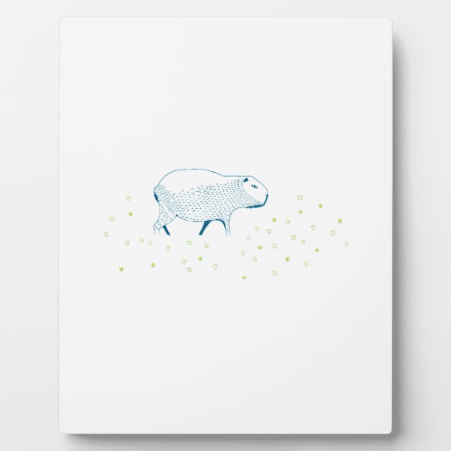 Plaque Photo Capybara (Devant)