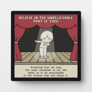 Plaque Photo Caractère principal