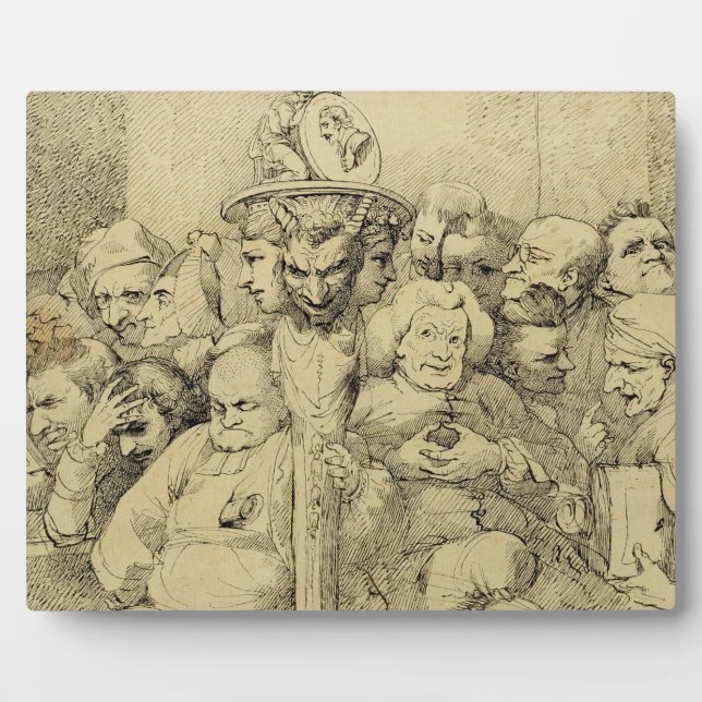 Plaque Photo Caractères littéraires assemblés autour de la Méda (Devant)